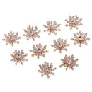 10x Crystal Diamante Buttons Flatback Embellishments DIY Phone Case Decor
