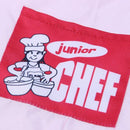 Childs Kids Chef Hat Apron Cooking Baking Boy Girl Chefs Junior Gift (Pink) Y6C9
