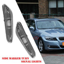 1 Pair Front Left+Right Side Marker Turn Signal Lights w/o Bulb for BMW