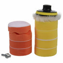 10PCS 3 inch Polishing Pad + Hand Buffer Set with Drill Adapter For Car Pol G1F2