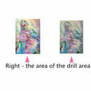 Diy 5d diamond painting cross stitch of diamond embroidery the flower elves T6I8