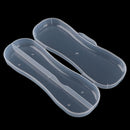 Baby portable tableware box storage plastic spoon fork travel transparent box~OZ