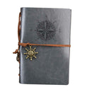 Stationery Retro Pirate Ship Notebook Travel Diary Loose-leaf Notepad PU Leather