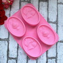Christmas Deer Bell Soap Mold Cake Mold Silicone Mould For Candy Chocolate Mold