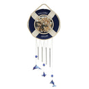 Wall Door Hanging Sea Nautical Coast White Blue Buoy Shell Wind-bell Decor