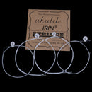 4Pcs/set Ukulele strings white nylon U105 A E C G tuning ukulele stringEBAT3C