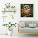 Gloryart 5D DIY Full Drill Diamond Painting Owl Embroidery Crafts Cross Stitch
