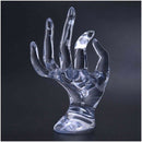 Hand Jewelry Display Holder Bracelet Support Portable (Transparent)