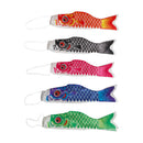 5x Colorful Japanese Windsock Carp Flag Wind Streamer Garden Yard Hanging Decor