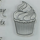 Happy birthday cake stamps seal scrapbooking album card decor diary diy craft SP