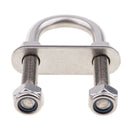 Boat Marine Tool Marine-Grade Stainless Steel U Bolt M10 x 50 x 90 x 43mm
