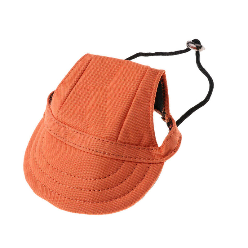 Set of 2, Summer Canvas Small Pet Dog Puppy Cat Baseball Visor Hat Cap Outdoor