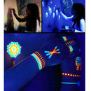 Dark Glowing Body Paint Body&Face Illuminated Backlit Neon Color Fluorescen