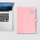12 Pocket Portable File Organizer Accordion Folder Documents Holder (Pink) A