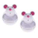2 Pcs Kitty Cat Exercise Training Toys Pet Food Dispenser Biting Chewing Playing