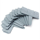 12Pc Grey Garden Fence Edging Cobbled Stone Effect Plastic Lawn Edging Plan