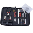 12Pcs  Jewelry Making Kit Supplies with Zipper Storage Case Starter Jewelry Tool