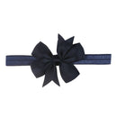 Baby Girl Elastic Bow Hair with Children Hair Band Baby Color Cute Bow Head