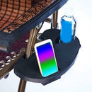 Portable Folding Camping Picnic Outdoor Beach Garden Chair Side Tray For Drink^^