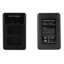 Lcd Dual Usb Battery Charger For Sony Fw50 Np Fw50 Np-Fw50 Npfw50 Battery N P8R9