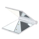 LED Pocket Handbag Compact makeup mirror foldable with lights cosmetic hand N3L3