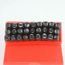 36*Alphabet Numbers Stamps Craft Set Letters Punch Steel Metal Leather Tool Case