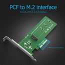 PCI-E X4 to M.2 NGFF Adapter Card SSD Converter 2242 2260 2280 Solid State Drive