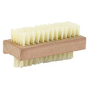Home Bathroom Non Slip Massage Double Sided Wooden Nail Cleaning Brush Medical