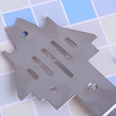 Trx4 stainless steel chassis armor protection skid plate for 1/10 rc crawler 3C