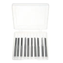 10Pcs Double Two Flute Straight Slot CNC Router Bits Wood MDF Milling 1/8" 17mm