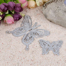 2 Butterfly Frame Metal Cutting Dies Scrapbooking Die Craft Decorative