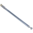 Replacement 49cm 19.3" 6 Sections Telescopic Antenna Aerial for Radio TV L7T6