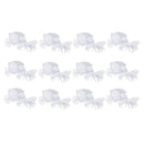 12Pcs/Lot Clear Candy Boxes, Retro Carriage Shaped Wedding Favor Boxes Party