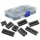 66Pcs/Lot DIP IC Sockets Adaptor Solder Type Socket Kit 6,8,14,16,18,20,24, Q4R7