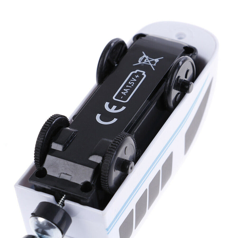 3Pcs White combination of magnetic electric locomotive train for wooden trackÂ·q