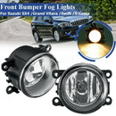 1 Pair Front Bumper Fog Light Lamps with H11 for Ford Focus Suzuki Swift Ne