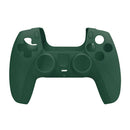 Silicone Dustproof Protective Cover for PS5 Game Controller (Dark Green)