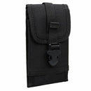 Cell Phone Pouch Case Belt Bag For Smartphone 5.5inch Black
