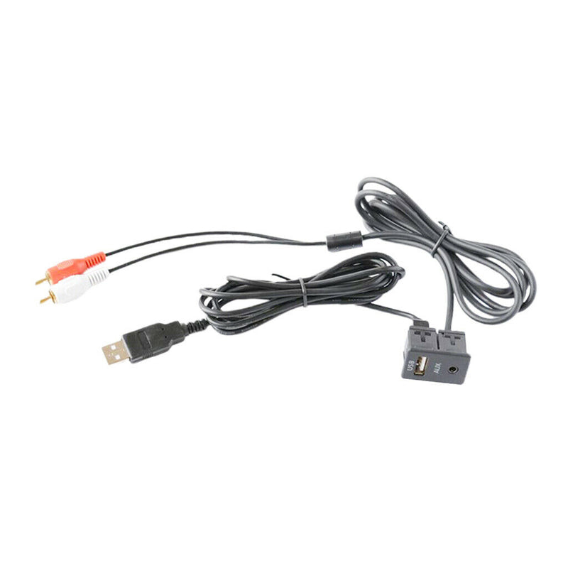 1.5 M Car AUX USB MP3 Audio Input Cable Adapter for Music Playing Charing