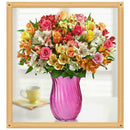 5D DIY Full Drill Diamond Painting Cross Stitch Embroidery Kit (Vase-k500)