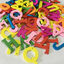 100x Mix Wooden 26 Letters Buttons Children Enlightenment Sewing Decor Craft