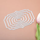 6pcs/set DIY Rectangle Metal Cutting Dies Stencil Scrapbook Paper Card Em Dxyc