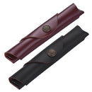 Handmade Leather Fountain Pen Sleeve Roll Wrap Pen Pouch for Students and A O7V3