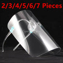 2Pcs Full Face Shield Guard All-Round Goggles Visor Cap Anti-Fog Windproof