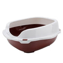 Large Size Cat Litter Box Semi-Closed Cat Sandbox Toilet for Pet Cat Traini