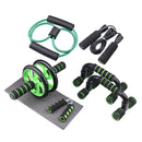 7x Workout Gears  Wheel Exerciser Push Up Bars Chest Resistant Bands