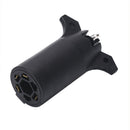 7 Way Round to 4 Pin Flat Blade Trailer Connector Plug Light Adapter RV Boat .
