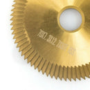 1Pc Titanium Coated Key Machine Cutter 70X7.3X12.7Mm 80T Hss Key Duplicate