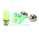 4PCS LED Fishing Rod Bite Alarm Light Twin Bells Clip Alerter Tool Accessory