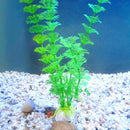 4pcs/Stem Artificial Plastic Water Grass Green Plant Fish Tank Aquarium Dec U6O9